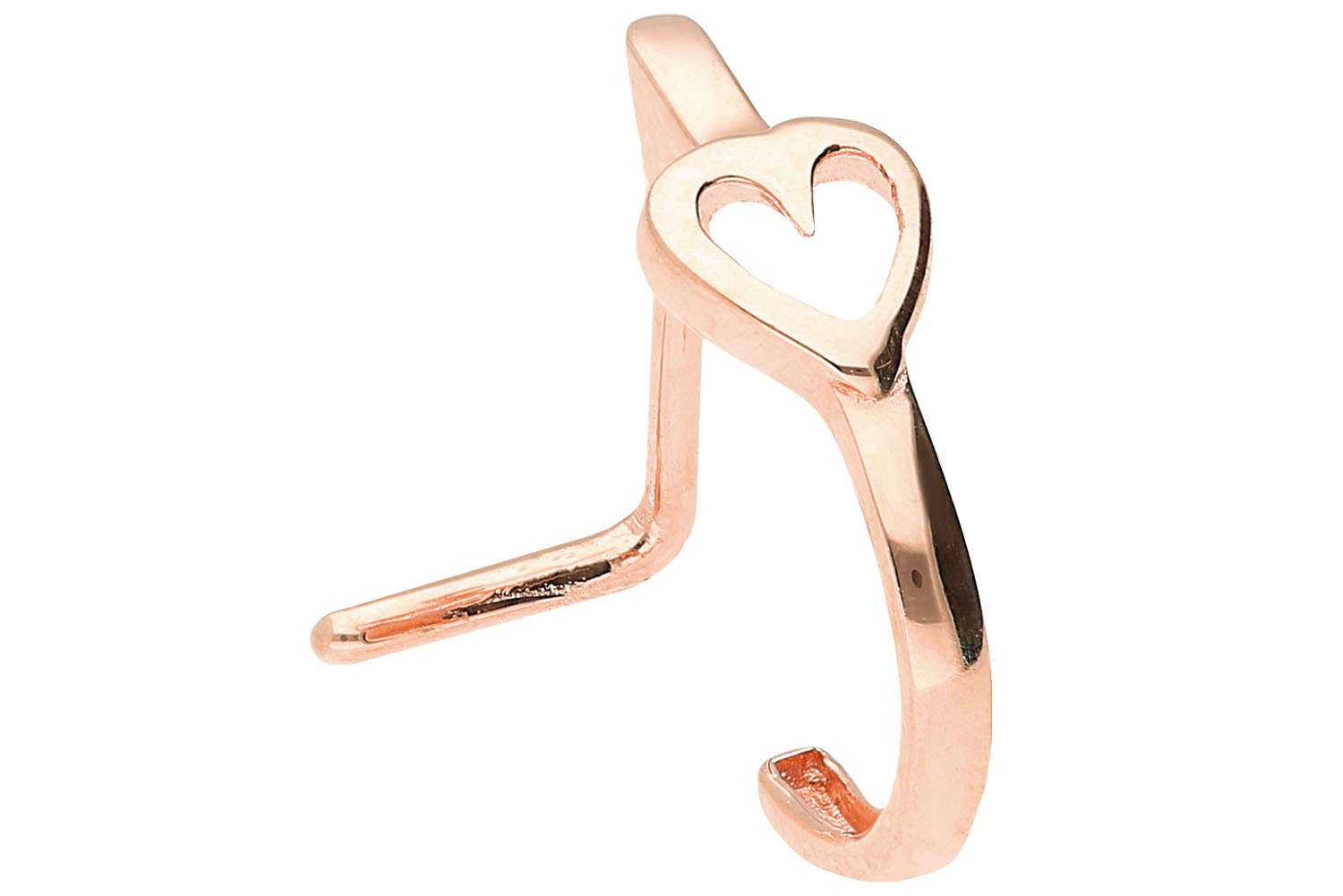 Chirurgenstahl Nasenstecker Nasenpiercing HERZ ++SALE++